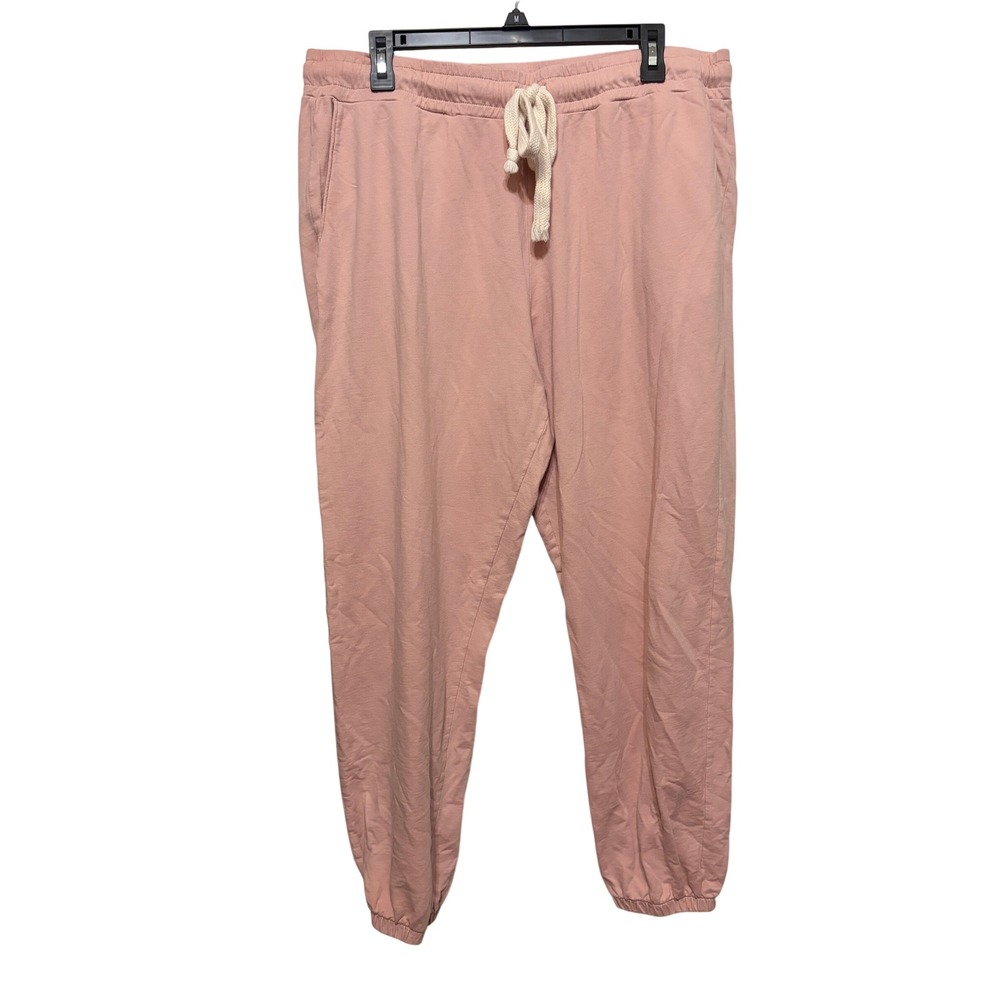 MADEWELL Skyterry Easygoing Joggers Sweatpants Pink XL Women
